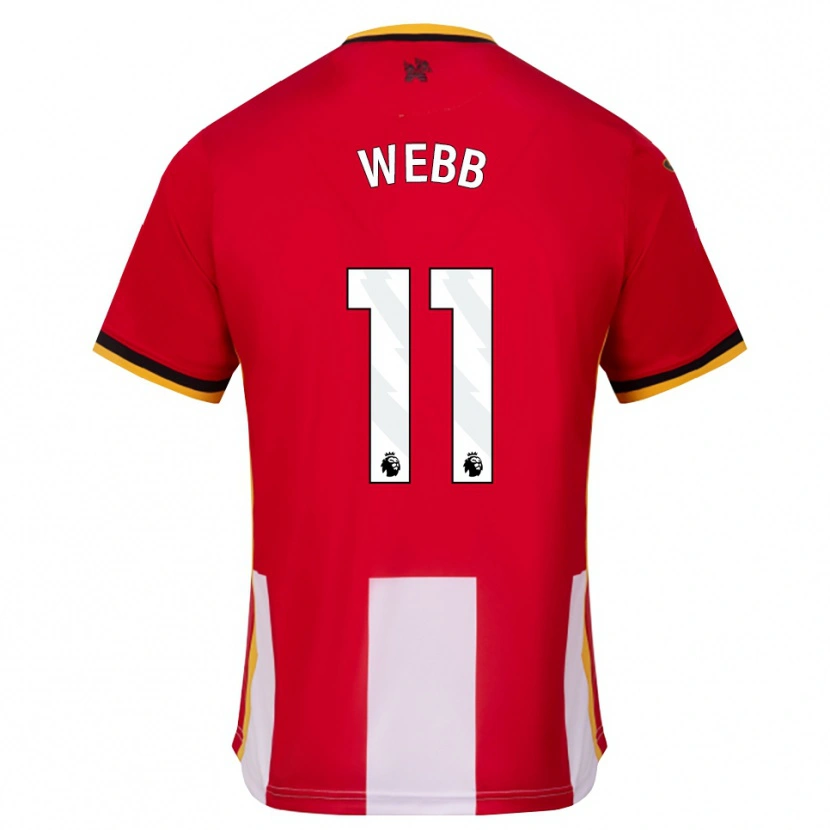 Danxen Kvinnor Chloe Webb #11 Gul Svart Röd Hemmatröja Matchtröjor 2026/27 Tröjor T-Tröja