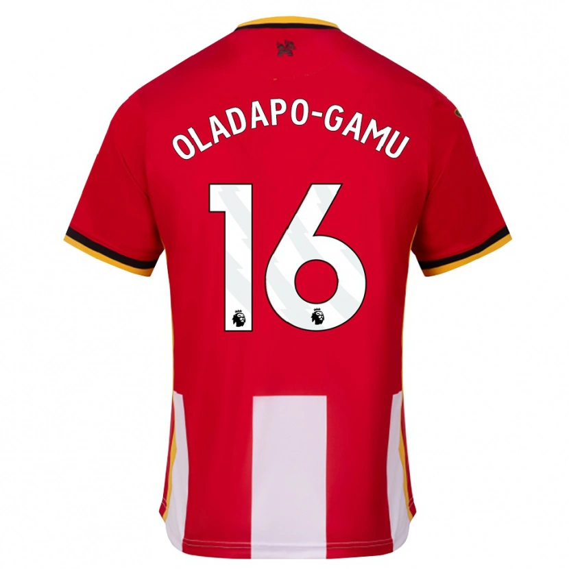 Danxen Kvinnor Josh Oladapo-Gamu #16 Gul Svart Röd Hemmatröja Matchtröjor 2026/27 Tröjor T-Tröja