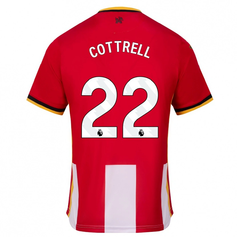 Danxen Kvinnor Eleonora Cottrell #22 Gul Svart Röd Hemmatröja Matchtröjor 2026/27 Tröjor T-Tröja