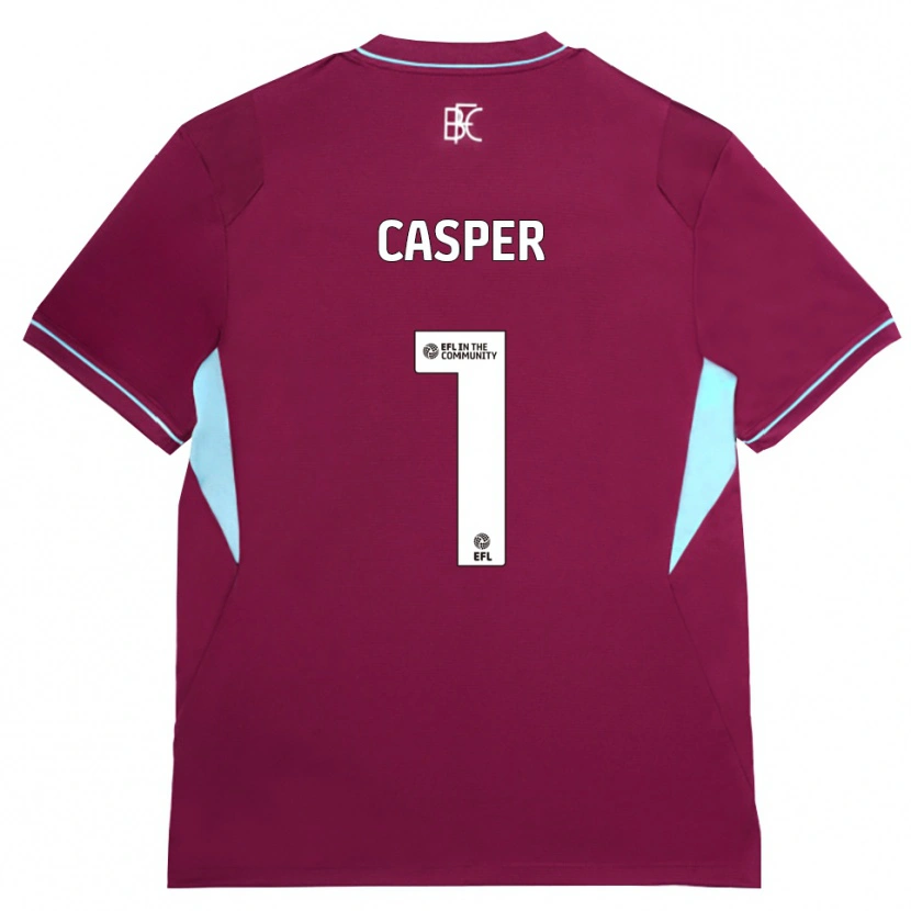 Danxen Kvinnor Charlie Casper #1 Vinröd Grön Hemmatröja Matchtröjor 2026/27 Tröjor T-Tröja