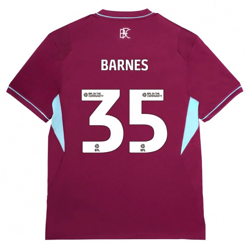 Danxen Kvinnor Ashley Barnes #35 Vinröd Grön Hemmatröja Matchtröjor 2026/27 Tröjor T-Tröja
