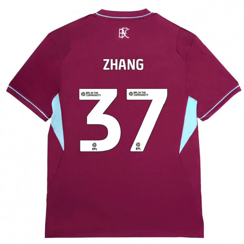 Danxen Kvinnor Jiaming Zhang #37 Vinröd Grön Hemmatröja Matchtröjor 2026/27 Tröjor T-Tröja