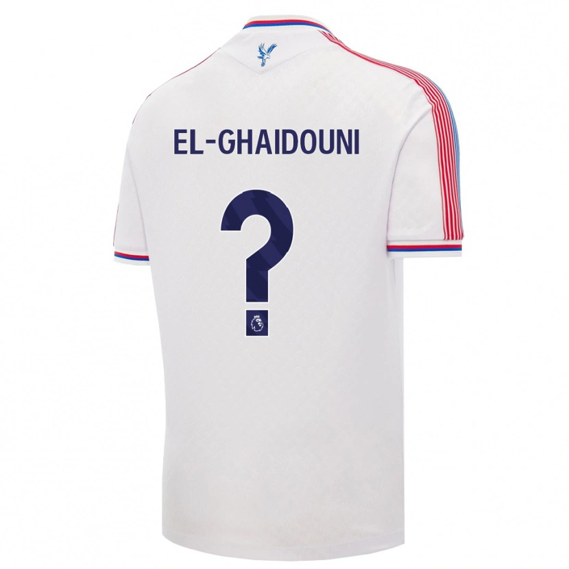 Danxen Kvinnor Nabil El-Ghaidouni Taitt #0 Vit Röd Blå Hemmatröja Matchtröjor 2026/27 Tröjor T-Tröja