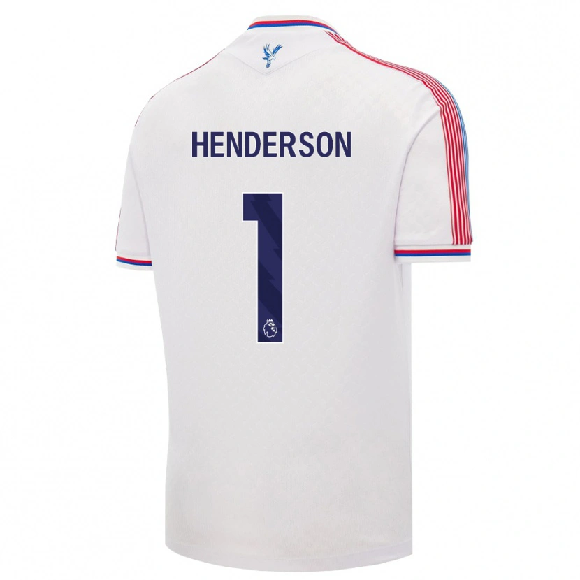Danxen Kvinnor Dean Henderson #1 Vit Röd Blå Hemmatröja Matchtröjor 2026/27 Tröjor T-Tröja
