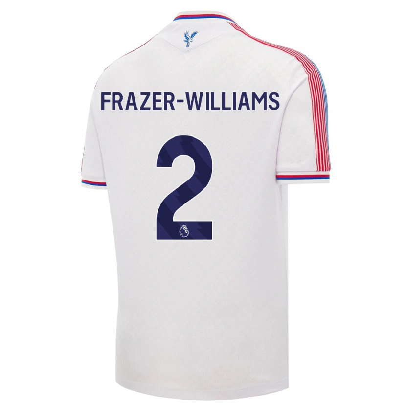 Danxen Kvinnor Khyan Frazer-Williams #2 Vit Röd Blå Hemmatröja Matchtröjor 2026/27 Tröjor T-Tröja