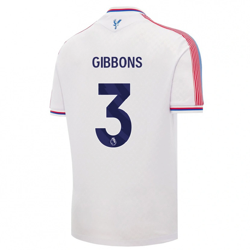 Danxen Kvinnor Felicity Gibbons #3 Vit Röd Blå Hemmatröja Matchtröjor 2026/27 Tröjor T-Tröja