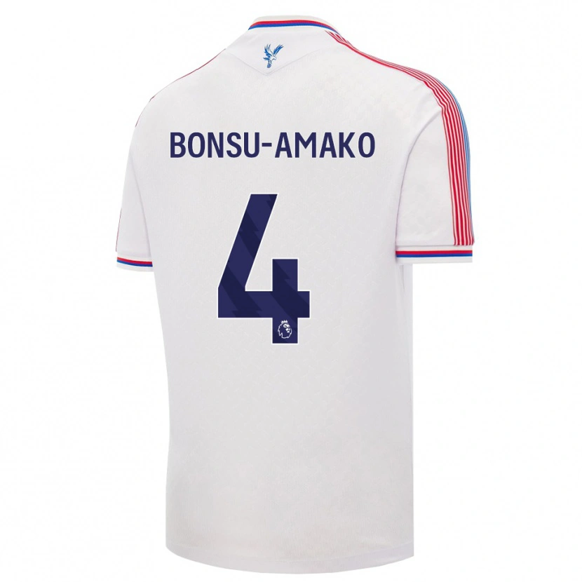Danxen Kvinnor Sebastian Bonsu-Amako #4 Vit Röd Blå Hemmatröja Matchtröjor 2026/27 Tröjor T-Tröja