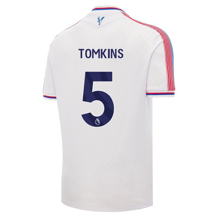 Danxen Kvinnor James Tomkins #5 Vit Röd Blå Hemmatröja Matchtröjor 2026/27 Tröjor T-Tröja
