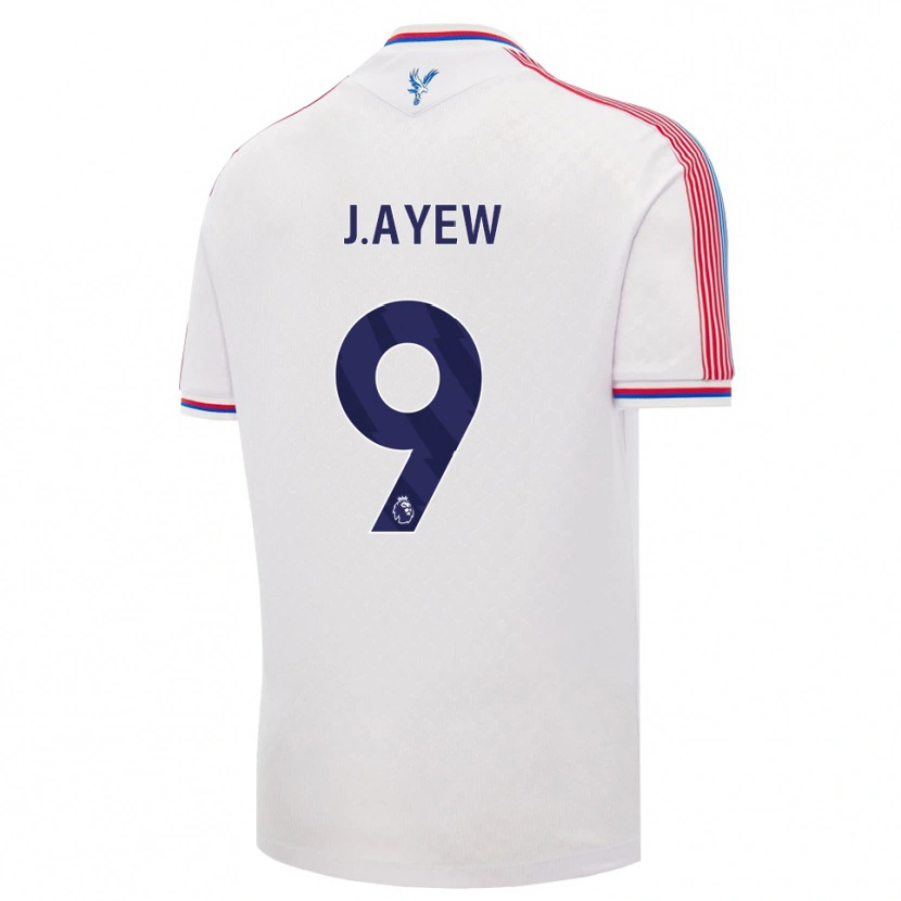 Danxen Kvinnor Jordan Ayew #9 Vit Röd Blå Hemmatröja Matchtröjor 2026/27 Tröjor T-Tröja