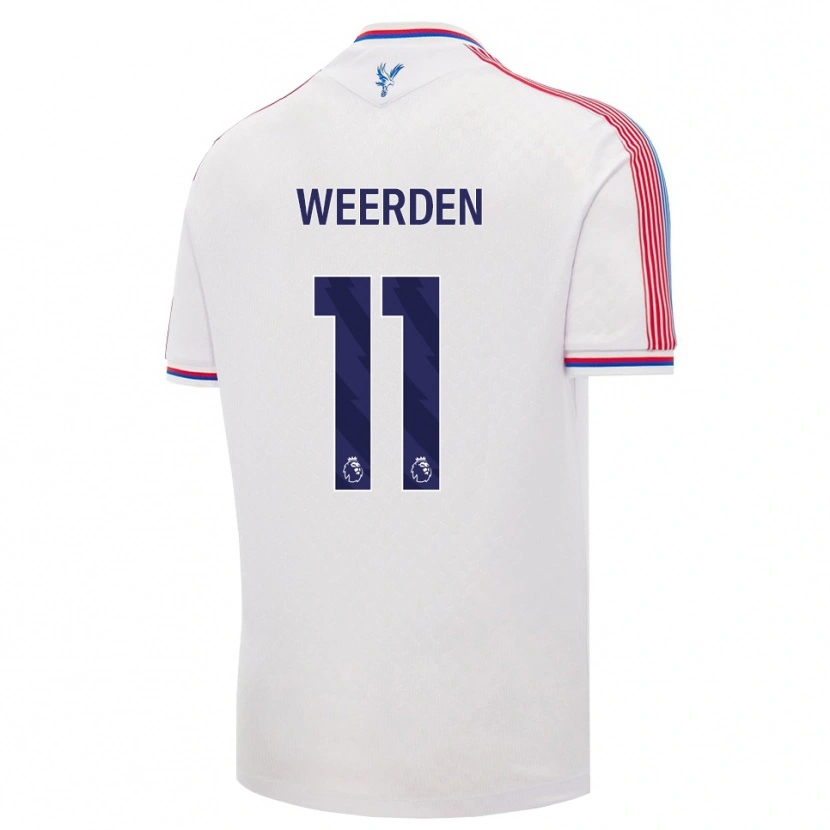 Danxen Kvinnor Ashleigh Weerden #11 Vit Röd Blå Hemmatröja Matchtröjor 2026/27 Tröjor T-Tröja