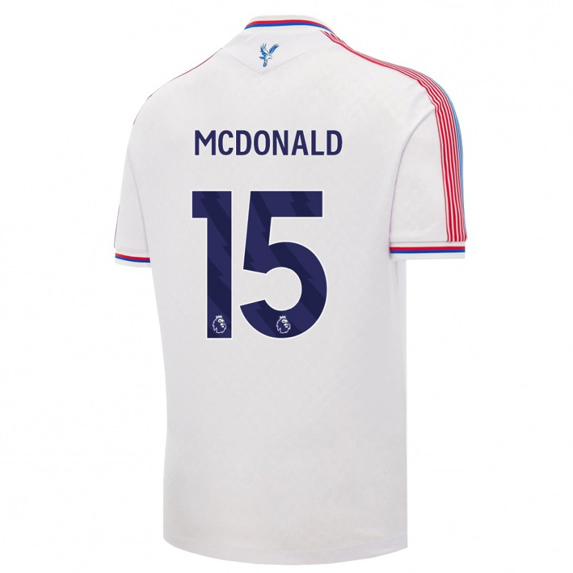 Danxen Kvinnor Jayden Mcdonald #15 Vit Röd Blå Hemmatröja Matchtröjor 2026/27 Tröjor T-Tröja
