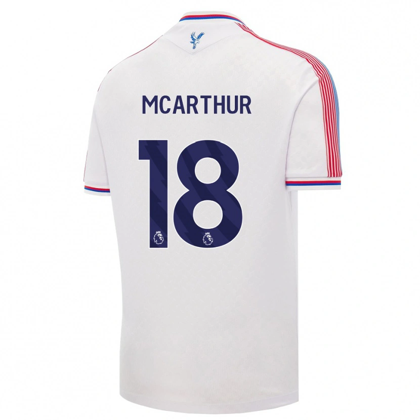 Danxen Kvinnor James Mcarthur #18 Vit Röd Blå Hemmatröja Matchtröjor 2026/27 Tröjor T-Tröja