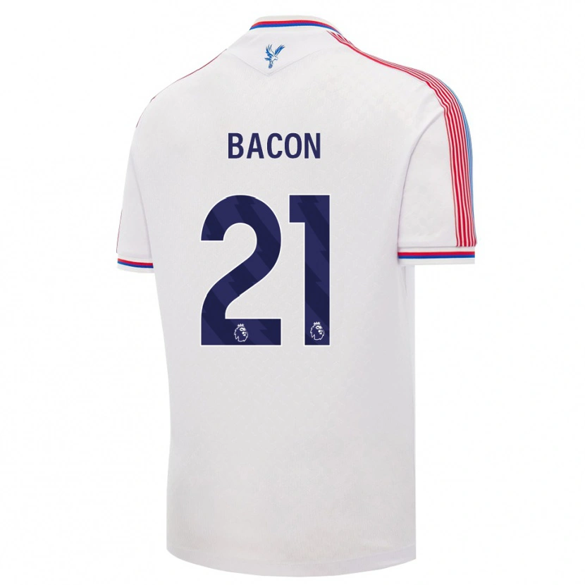 Danxen Kvinnor Skye Bacon #21 Vit Röd Blå Hemmatröja Matchtröjor 2026/27 Tröjor T-Tröja
