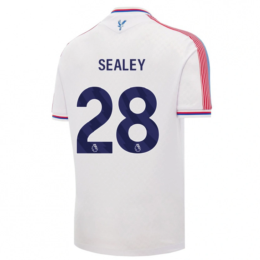 Danxen Kvinnor Amaari Sealey #28 Vit Röd Blå Hemmatröja Matchtröjor 2026/27 Tröjor T-Tröja