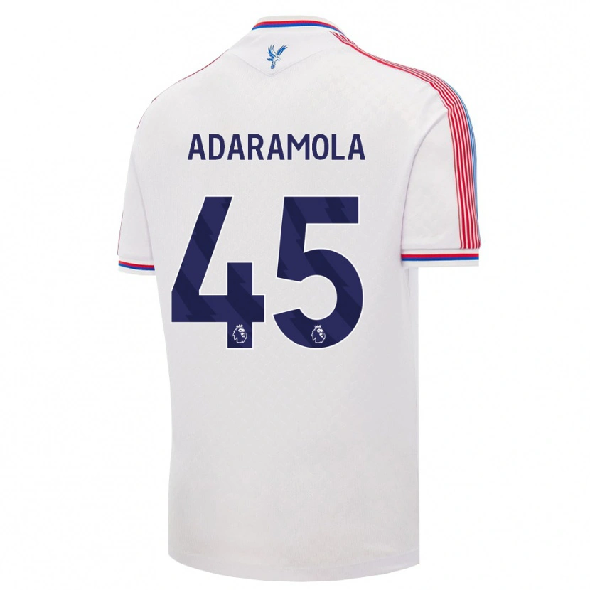 Danxen Kvinnor Tayo Adaramola #45 Vit Röd Blå Hemmatröja Matchtröjor 2026/27 Tröjor T-Tröja