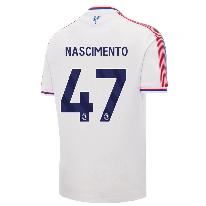 Danxen Kvinnor Adler Nascimento #47 Vit Röd Blå Hemmatröja Matchtröjor 2026/27 Tröjor T-Tröja