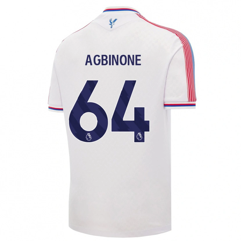 Danxen Kvinnor Asher Agbinone #64 Vit Röd Blå Hemmatröja Matchtröjor 2026/27 Tröjor T-Tröja