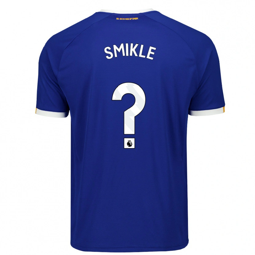 Danxen Kvinnor Troy Smikle #0 Blå Vit Gul Hemmatröja Matchtröjor 2026/27 Tröjor T-Tröja