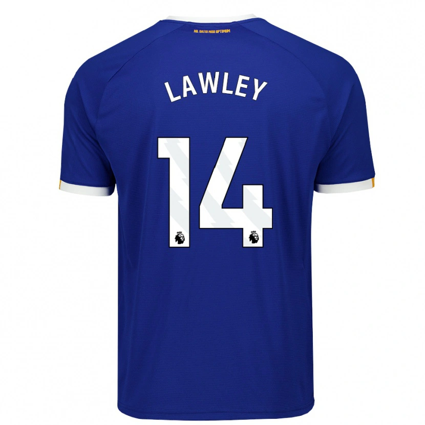 Danxen Kvinnor Melissa Lawley #14 Blå Vit Gul Hemmatröja Matchtröjor 2026/27 Tröjor T-Tröja