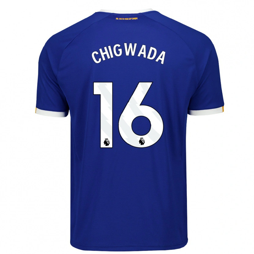 Danxen Kvinnor Josh Chigwada #16 Blå Vit Gul Hemmatröja Matchtröjor 2026/27 Tröjor T-Tröja
