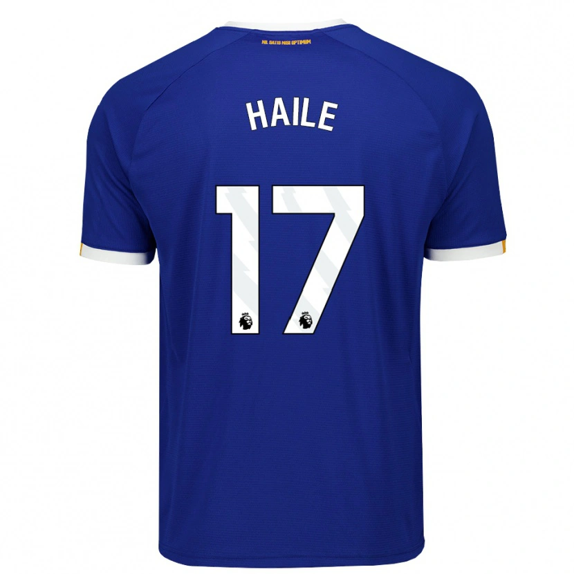 Danxen Kvinnor Siem Haile #17 Blå Vit Gul Hemmatröja Matchtröjor 2026/27 Tröjor T-Tröja