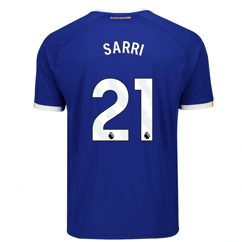 Danxen Kvinnor Veatriki Sarri #21 Blå Vit Gul Hemmatröja Matchtröjor 2026/27 Tröjor T-Tröja
