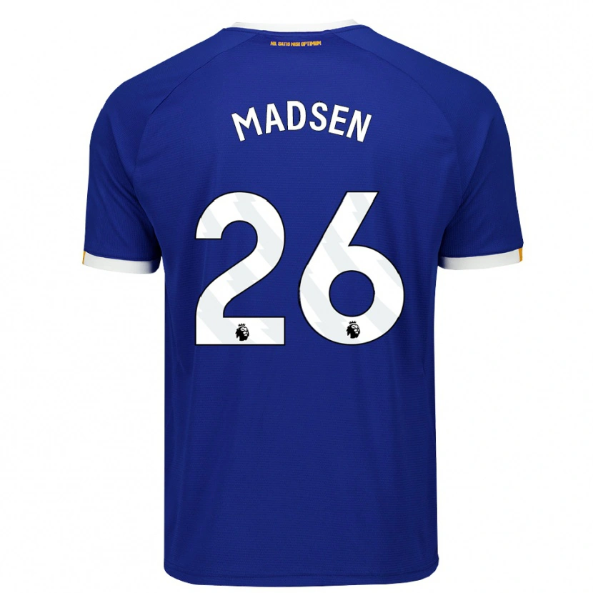 Danxen Kvinnor Rikke Madsen #26 Blå Vit Gul Hemmatröja Matchtröjor 2026/27 Tröjor T-Tröja