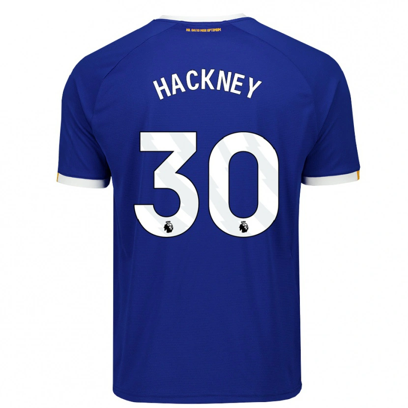 Danxen Kvinnor Hayden Hackney #30 Blå Vit Gul Hemmatröja Matchtröjor 2026/27 Tröjor T-Tröja