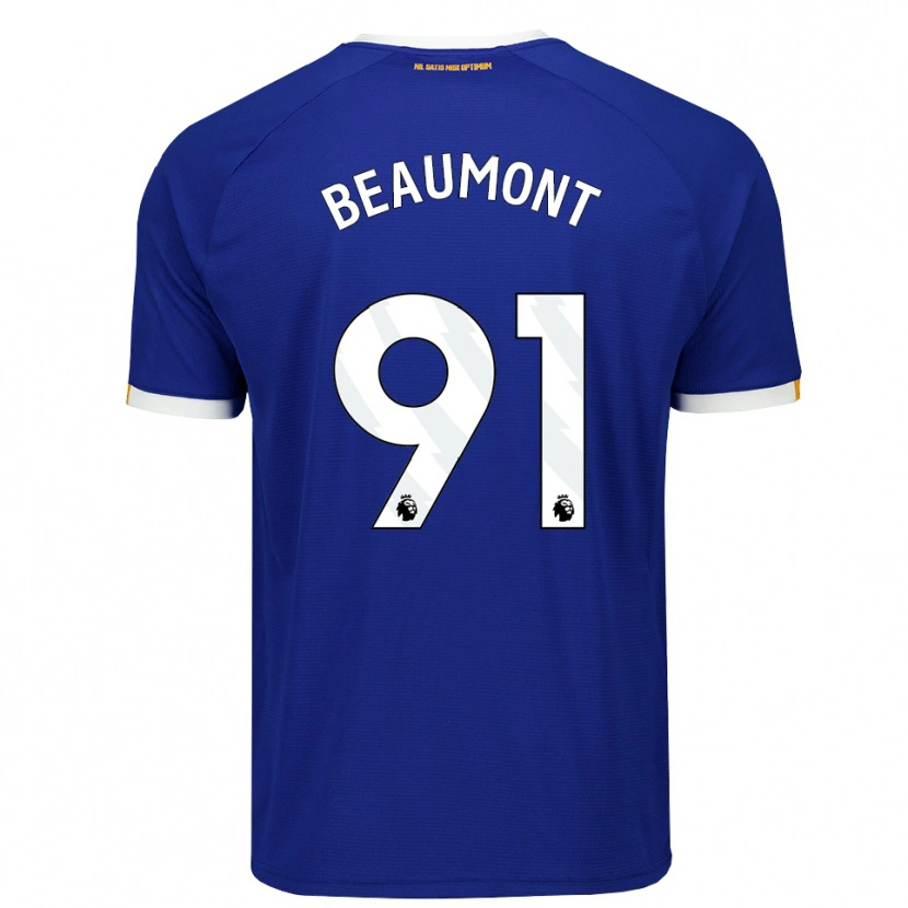 Danxen Kvinnor Jacob Beaumont Clark #91 Blå Vit Gul Hemmatröja Matchtröjor 2026/27 Tröjor T-Tröja