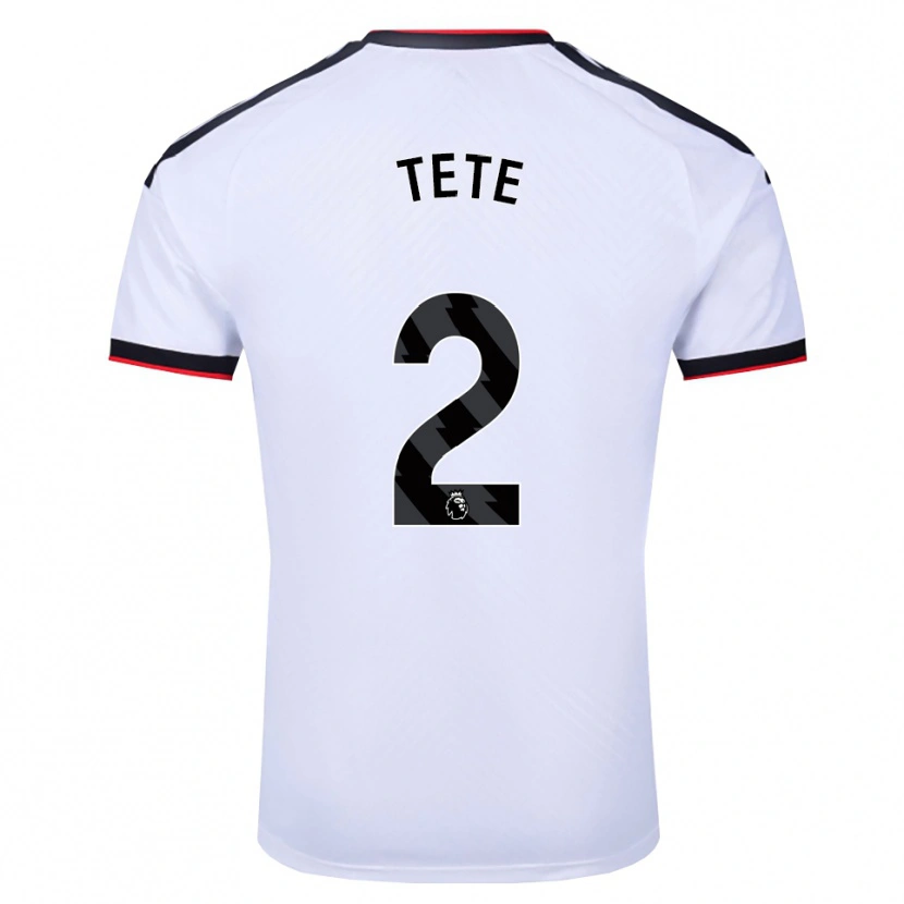 Danxen Kvinnor Kenny Tete #2 Vit Svart Röd Hemmatröja Matchtröjor 2026/27 Tröjor T-Tröja