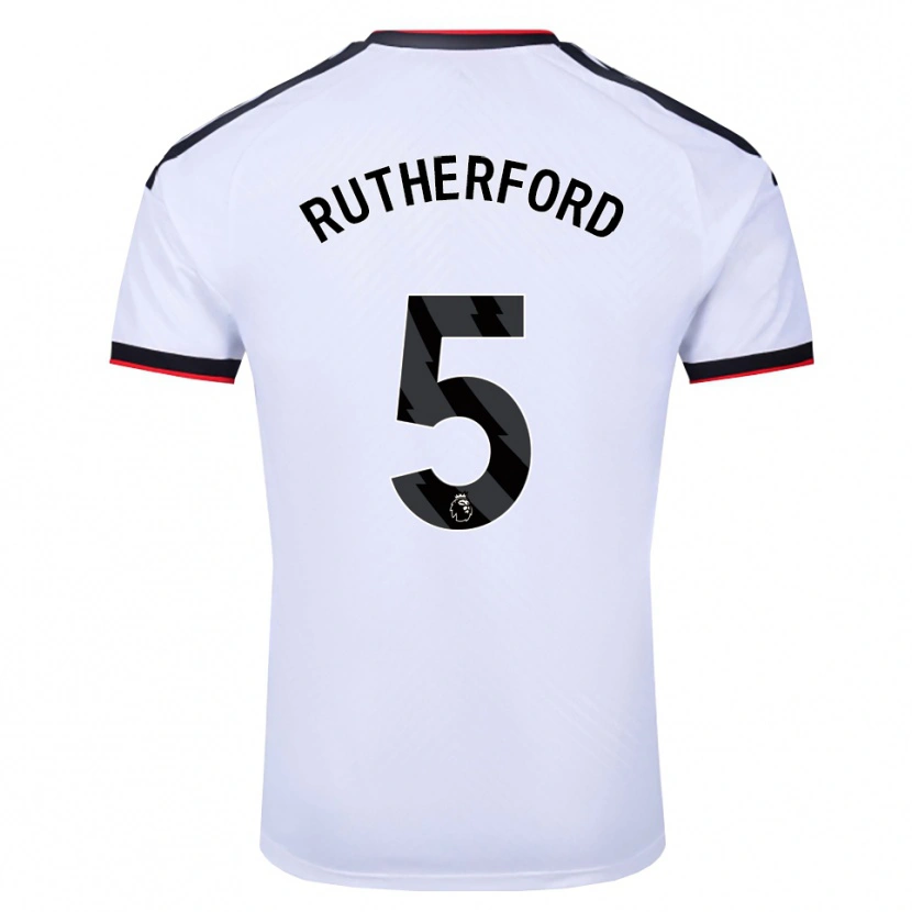 Danxen Kvinnor Leeta Rutherford #5 Vit Svart Röd Hemmatröja Matchtröjor 2026/27 Tröjor T-Tröja