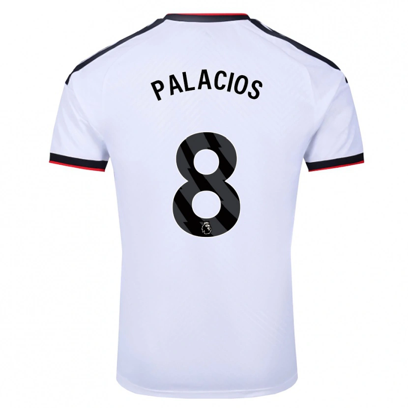 Danxen Kvinnor César Palacios #8 Vit Svart Röd Hemmatröja Matchtröjor 2026/27 Tröjor T-Tröja