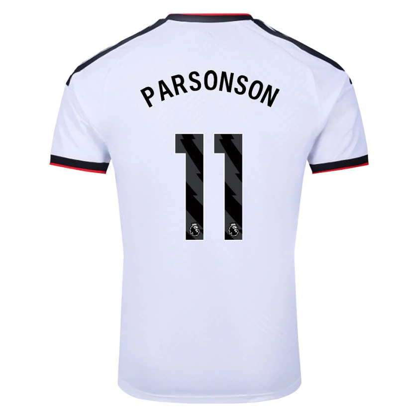 Danxen Kvinnor Madi Parsonson #11 Vit Svart Röd Hemmatröja Matchtröjor 2026/27 Tröjor T-Tröja