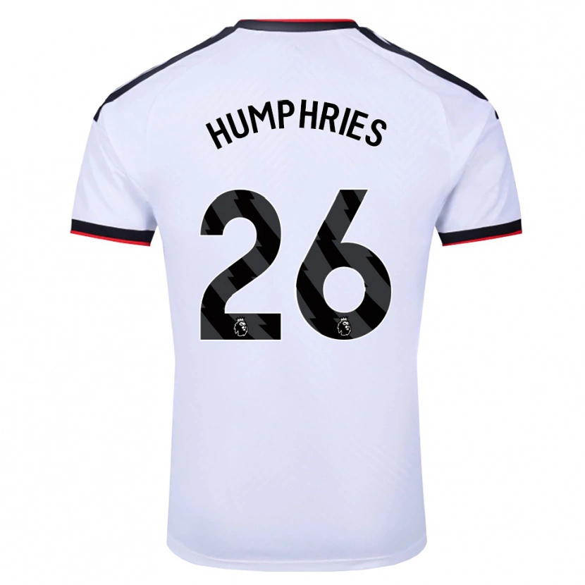 Danxen Kvinnor Marni Humphries #26 Vit Svart Röd Hemmatröja Matchtröjor 2026/27 Tröjor T-Tröja