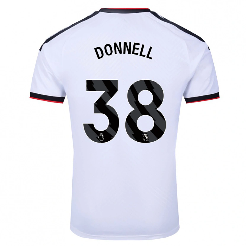 Danxen Kvinnor Chris Donnell #38 Vit Svart Röd Hemmatröja Matchtröjor 2026/27 Tröjor T-Tröja