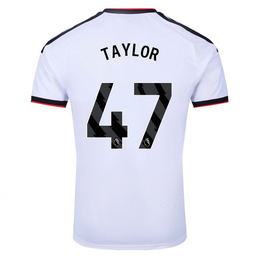Danxen Kvinnor Bo Taylor #47 Vit Svart Röd Hemmatröja Matchtröjor 2026/27 Tröjor T-Tröja