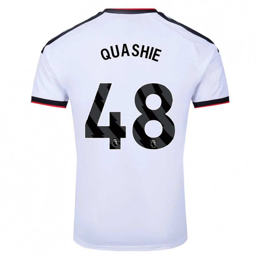Danxen Kvinnor Jayden Quashie #48 Vit Svart Röd Hemmatröja Matchtröjor 2026/27 Tröjor T-Tröja