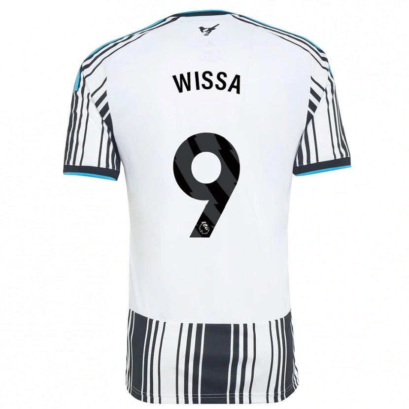 Danxen Kvinnor Yoane Wissa #9 Himmelsblå Svart Vit Hemmatröja Matchtröjor 2026/27 Tröjor T-Tröja