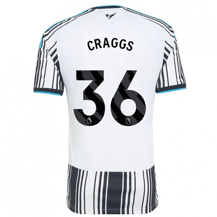 Danxen Kvinnor Luke Craggs #36 Himmelsblå Svart Vit Hemmatröja Matchtröjor 2026/27 Tröjor T-Tröja