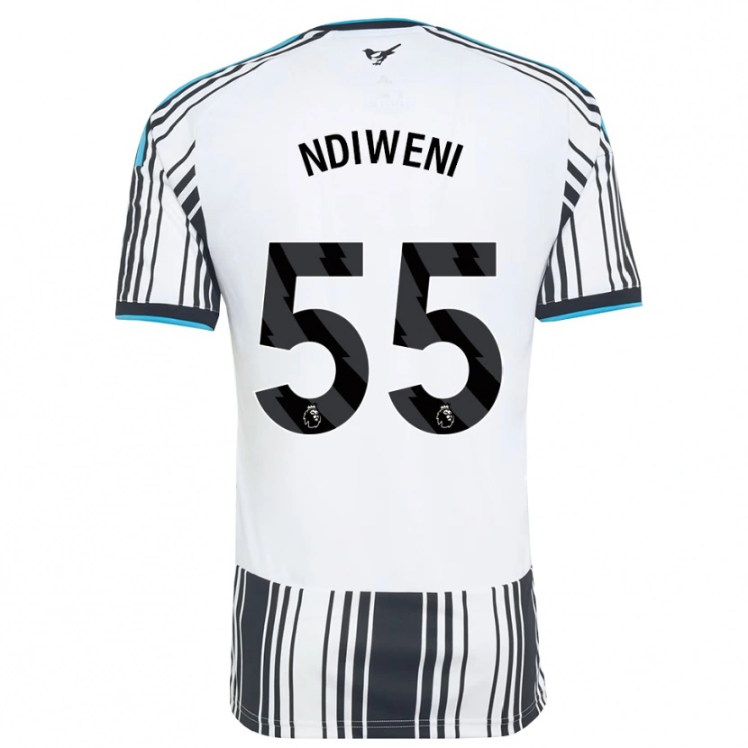 Danxen Kvinnor Michael Ndiweni #55 Himmelsblå Svart Vit Hemmatröja Matchtröjor 2026/27 Tröjor T-Tröja
