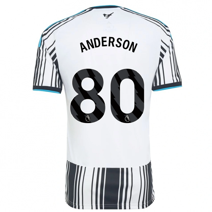 Danxen Kvinnor Will Anderson #80 Himmelsblå Svart Vit Hemmatröja Matchtröjor 2026/27 Tröjor T-Tröja