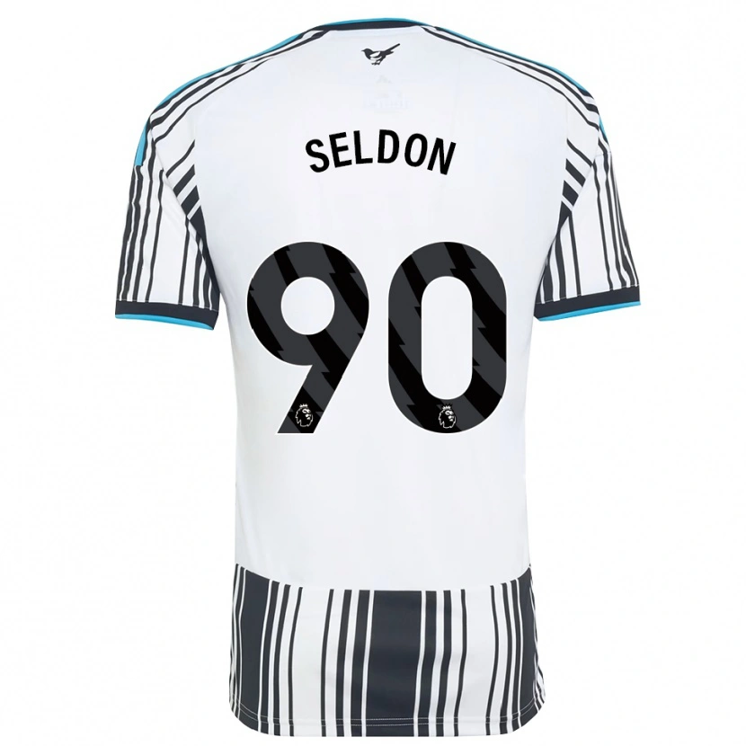 Danxen Kvinnor Alfie Seldon #90 Himmelsblå Svart Vit Hemmatröja Matchtröjor 2026/27 Tröjor T-Tröja
