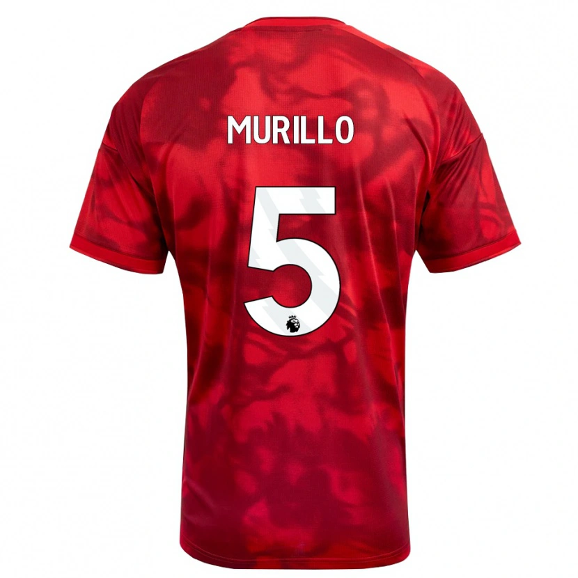 Danxen Kvinnor Murillo Santiago Costa Dos Santos #5 Karmosinröd Vit Hemmatröja Matchtröjor 2026/27 Tröjor T-Tröja