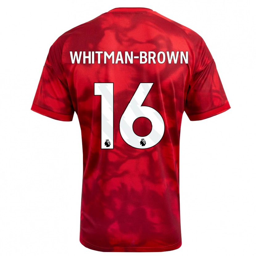 Danxen Kvinnor Chae Whitman-Brown #16 Karmosinröd Vit Hemmatröja Matchtröjor 2026/27 Tröjor T-Tröja