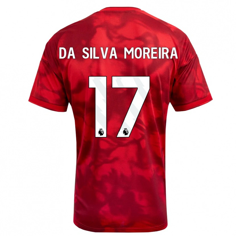 Danxen Kvinnor Eric Da Silva Moreira #17 Karmosinröd Vit Hemmatröja Matchtröjor 2026/27 Tröjor T-Tröja