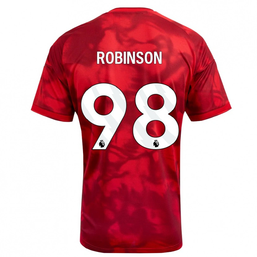 Danxen Kvinnor Riko Robinson #98 Karmosinröd Vit Hemmatröja Matchtröjor 2026/27 Tröjor T-Tröja