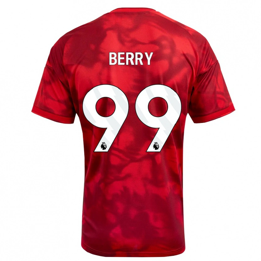 Danxen Kvinnor Adam Berry #99 Karmosinröd Vit Hemmatröja Matchtröjor 2026/27 Tröjor T-Tröja