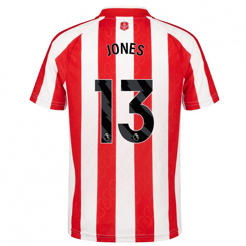 Danxen Kvinnor Josh Jones #13 Röd Vit Svart Hemmatröja Matchtröjor 2026/27 Tröjor T-Tröja