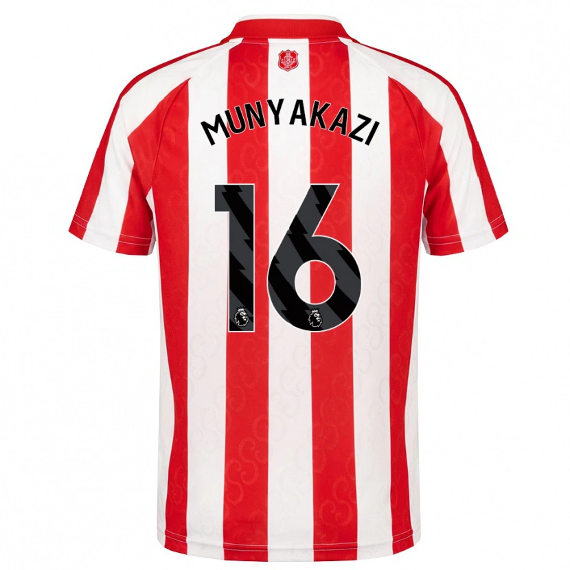 Danxen Kvinnor Kay Munyakazi #16 Röd Vit Svart Hemmatröja Matchtröjor 2026/27 Tröjor T-Tröja
