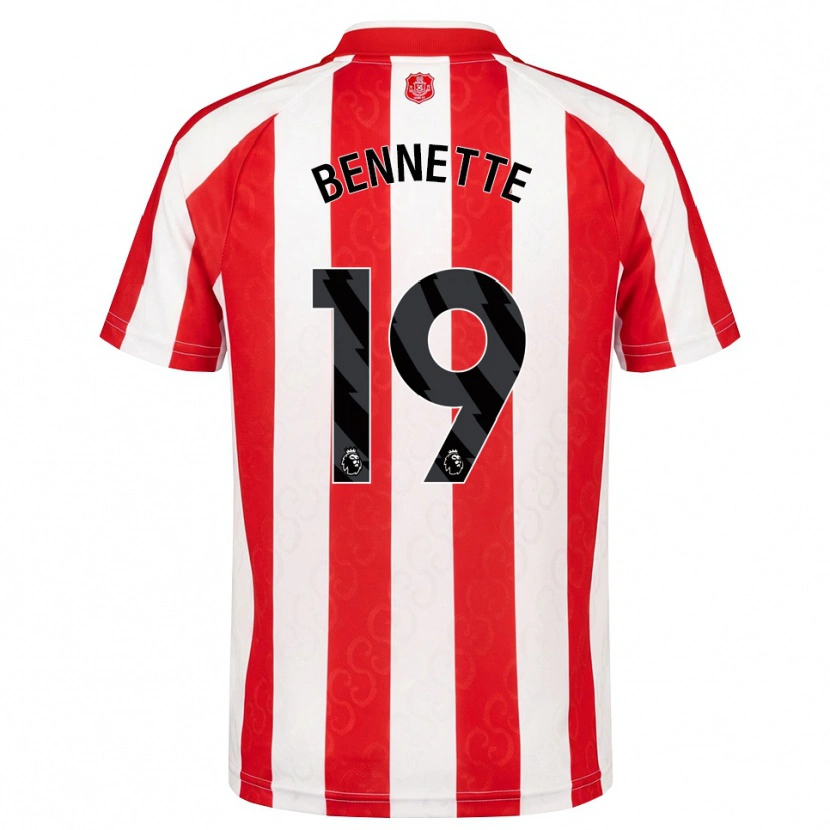 Danxen Kvinnor Jewison Bennette #19 Röd Vit Svart Hemmatröja Matchtröjor 2026/27 Tröjor T-Tröja